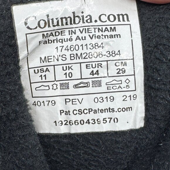 Columbia Boots Men Size 11 Green Fairbanks Omni-Heat Snow Boot High Waterproof - Picture 9 of 9